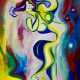 I am Spring Zoe Yin age 8 acrylic on canvas 30 x 40